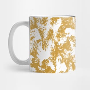 Gold Contrast Brushstrokes Mug